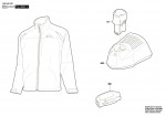Bosch 1 600 A00 23V Heat+Jacket 10,8V Professional Winter jacket Spare Parts